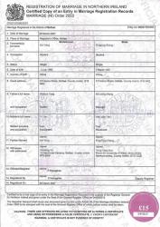 英國結(jié)婚證公證樣本